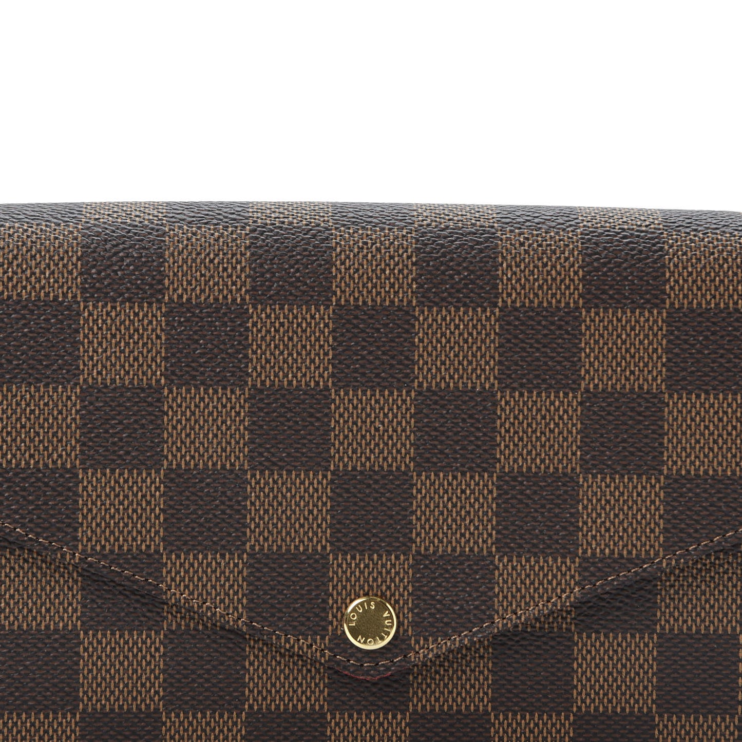 Damier Ebene Pochette Felicie Chain Wallet