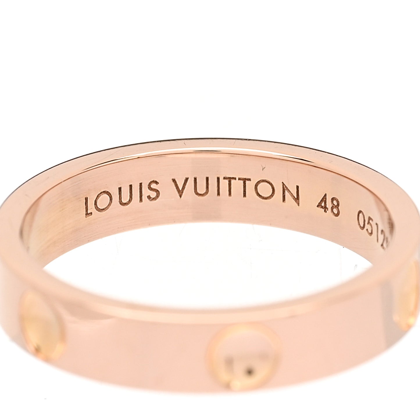 18K Rose Gold Empreinte Ring 48 4.5