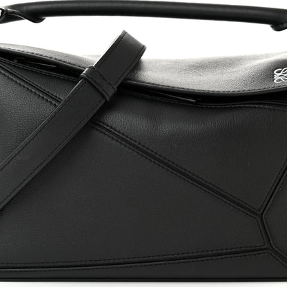 Loewe Calfskin Small Puzzle Bag Black 7 of 10