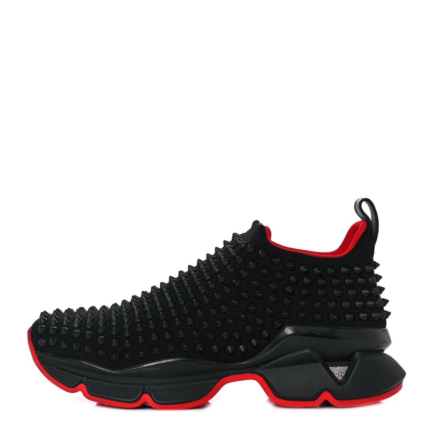 Neoprene Spike Sock Donna Flat Sneakers 37.5 Black