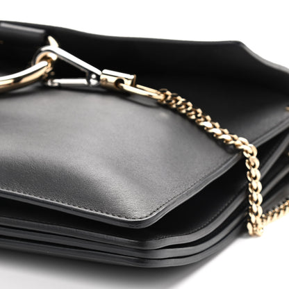 Chloe Suede Calfskin Medium Faye Shoulder Bag Carbon Grey 8 of 10