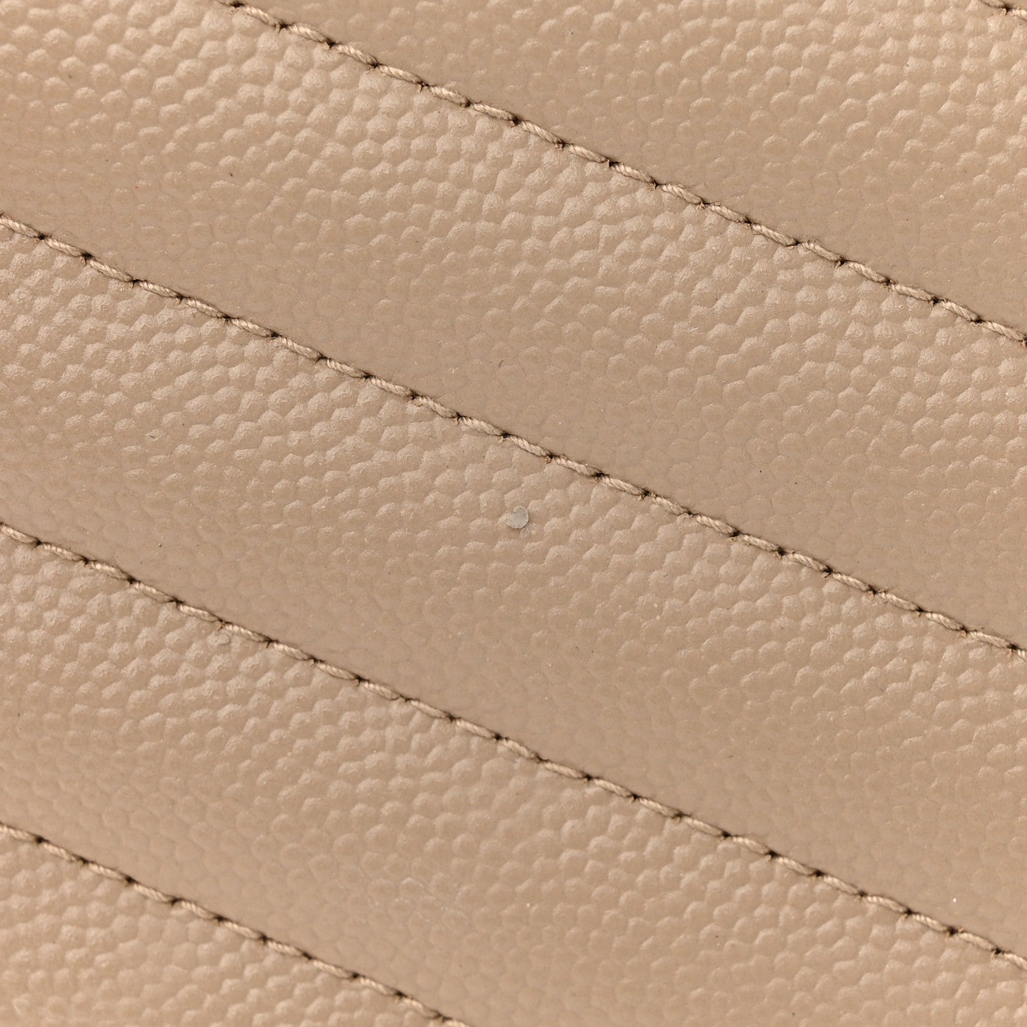 Saint Laurent Grain De Poudre Matelasse Chevron Monogram Envelope Chain Wallet Nude Powder 11 of 11