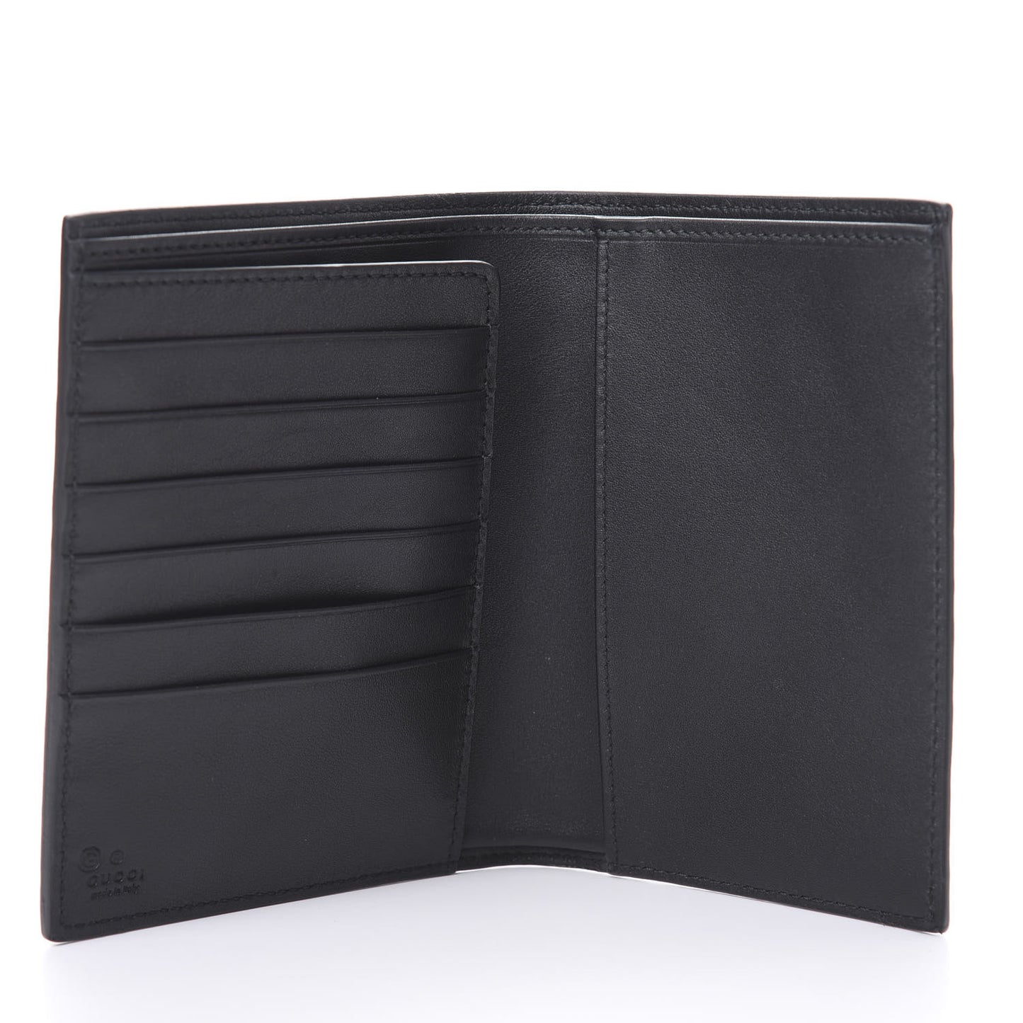 Microguccissima Passport Case Black
