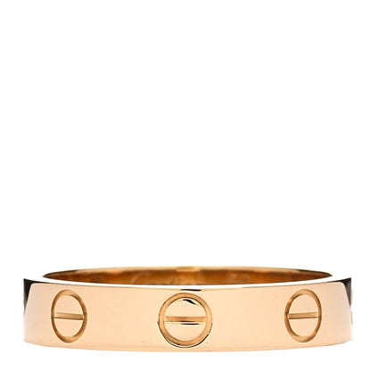 Cartier 18K Yellow Gold 3.5mm LOVE Wedding Band Ring 50 5.25 1 of 5