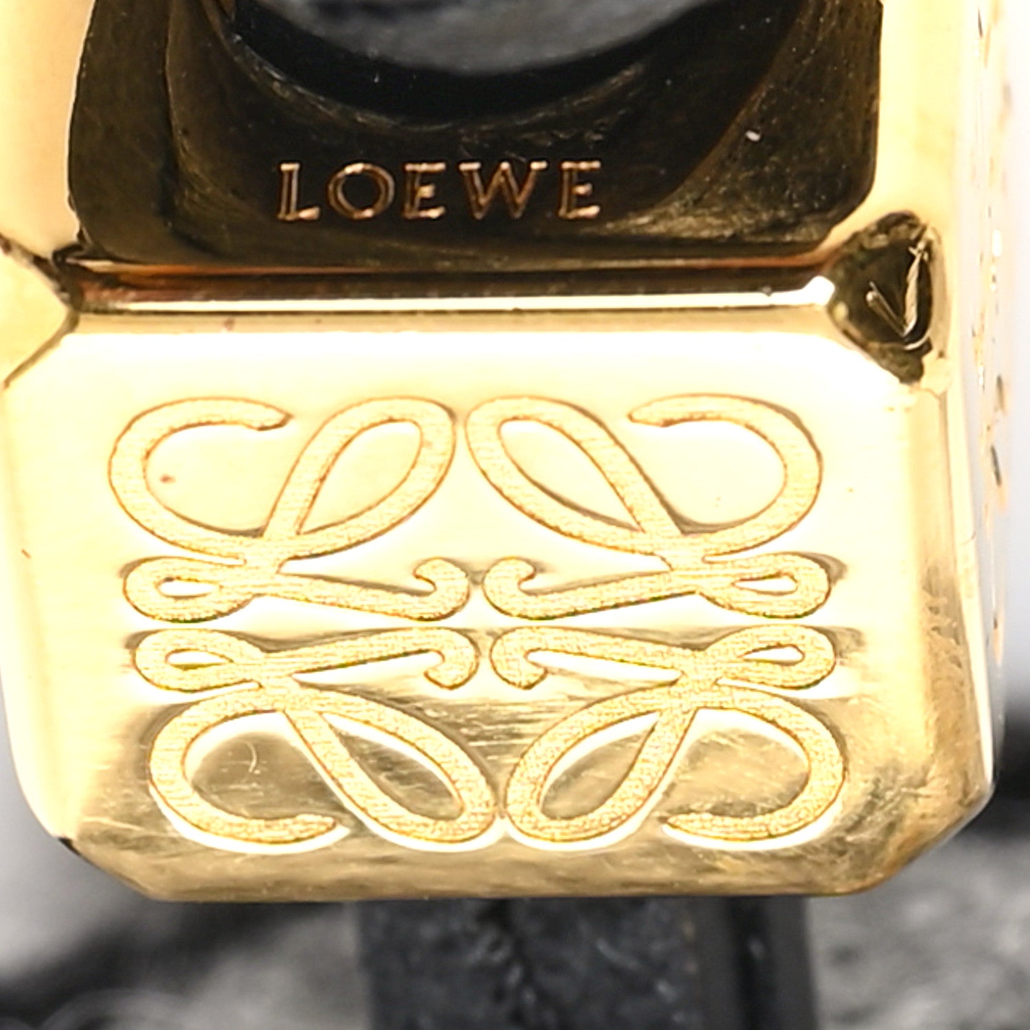 Loewe Felt Calfskin Baby Owl Bag Charm Grey 3 of 5