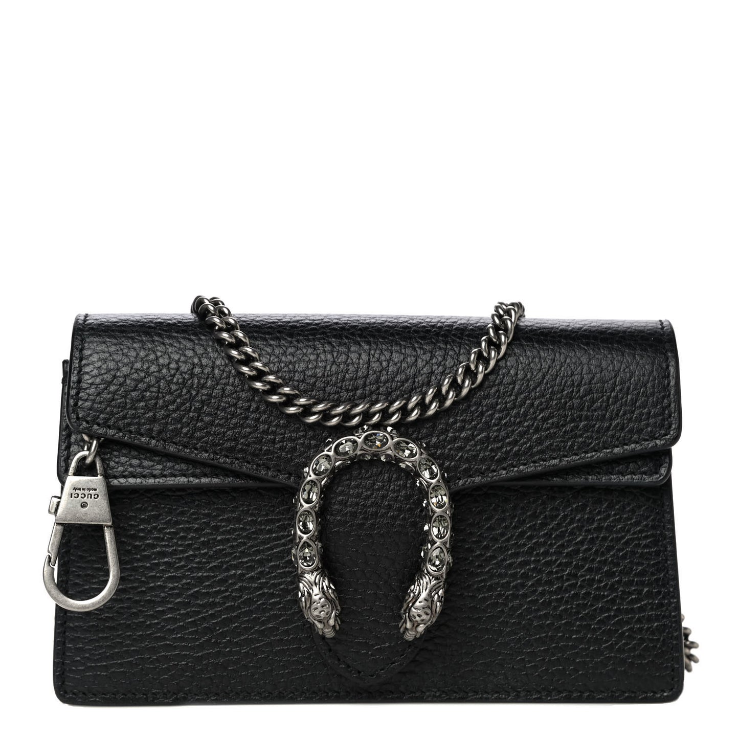 Calfskin Super Mini Dionysus Shoulder Bag Black