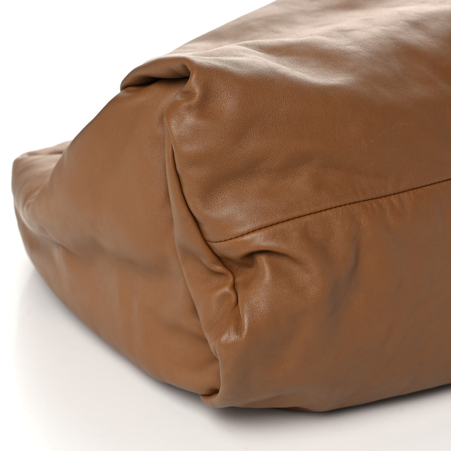 Smooth Butter Calfskin Large The Shoulder Pouch Cammello