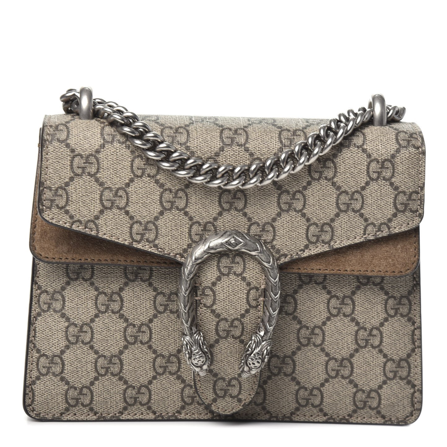 GG Supreme Monogram Mini Dionysus Shoulder Bag Taupe