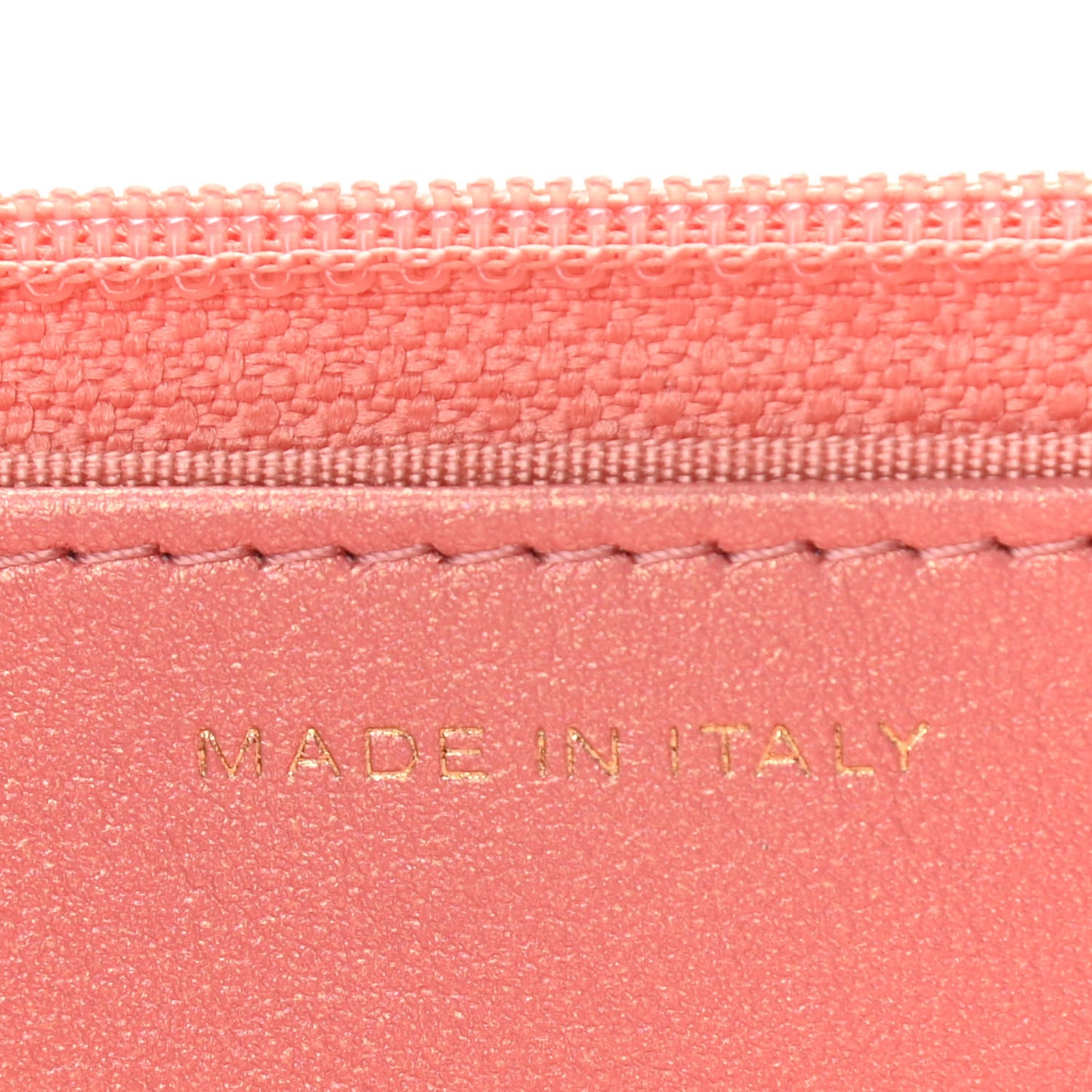 Iridescent Calfskin Quilted Chanel 19 Wallet On Chain WOC Pink