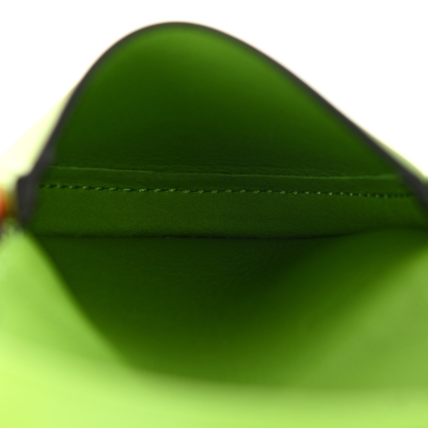 Loewe X MY NEIGHBOR TOTORO Calfskin Mini Heel Pouch Apple Green 5 of 7