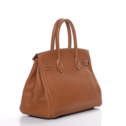Hermes Togo Birkin 30 Gold 3 of 33
