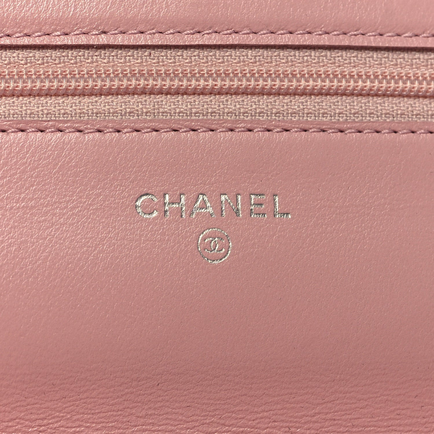 Chanel Caviar Timeless CC Wallet on Chain WOC Pink 6 of 11