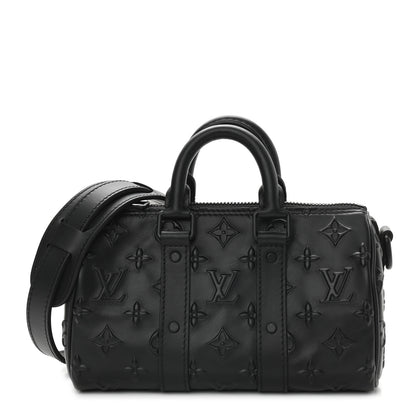 Louis Vuitton Monogram Seal Keepall XS Black 1 of 8