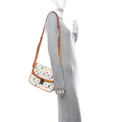 Louis Vuitton Monogram Multicolor Sologne White 2 of 15