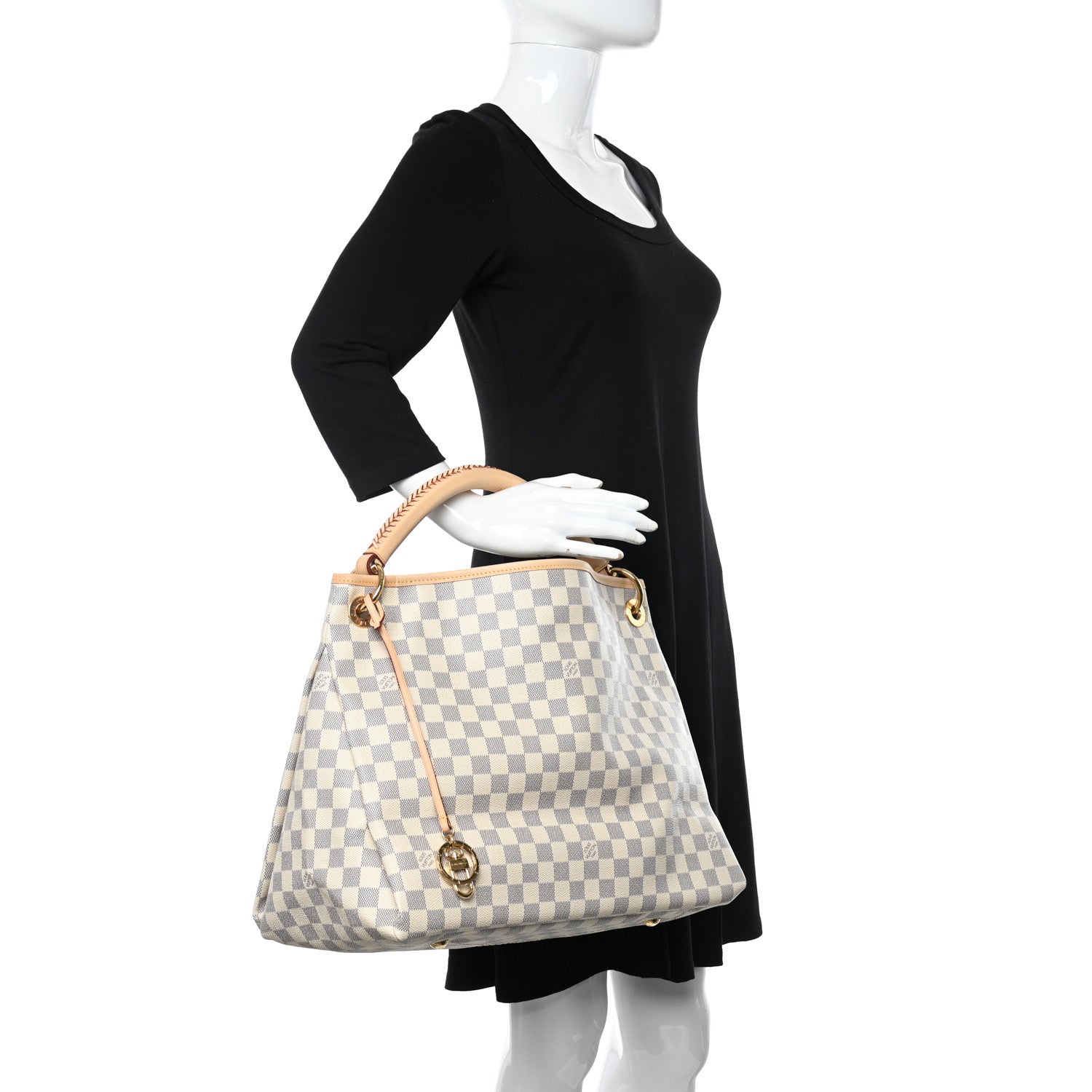 Louis Vuitton Damier Azur Artsy MM 2 of 10
