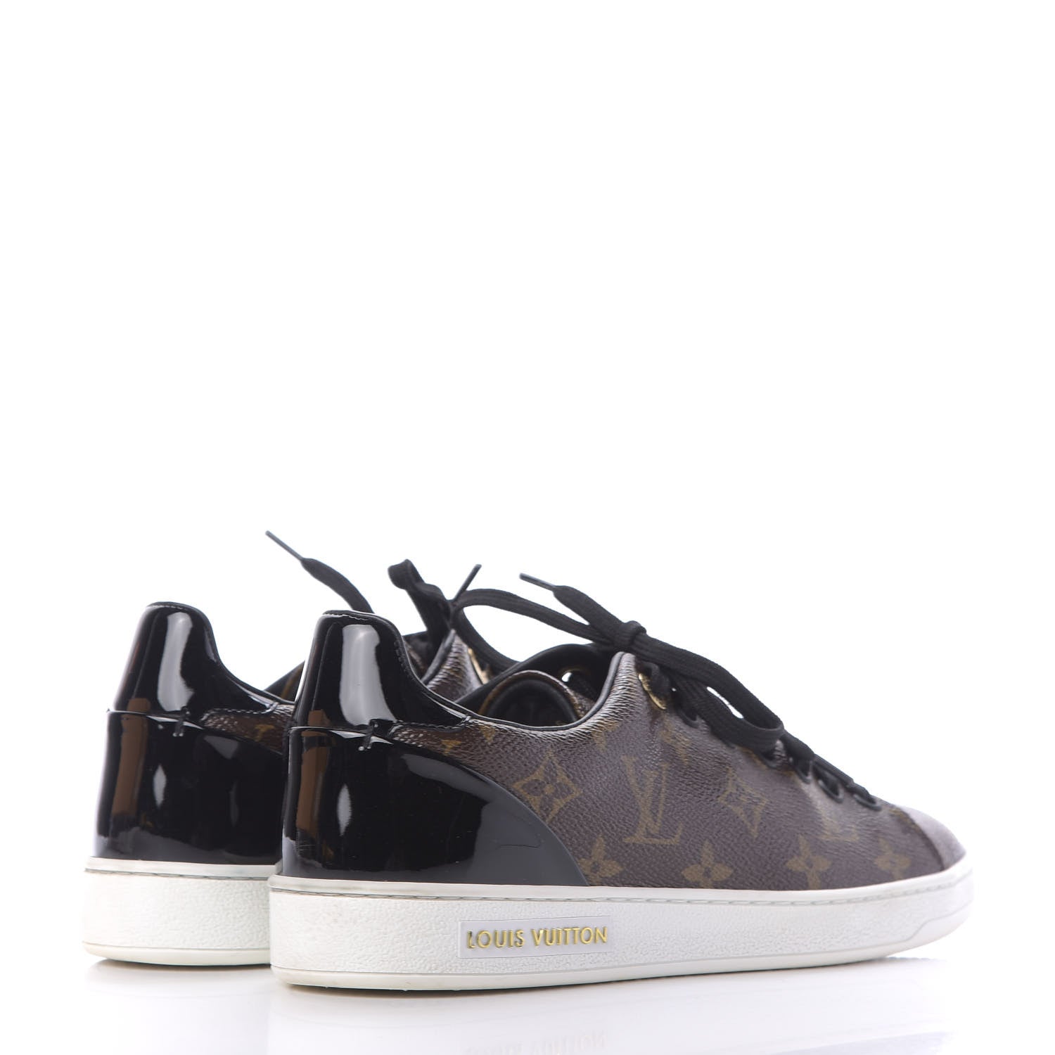 Louis Vuitton Patent Monogram Frontrow Sneakers 37.5 4 of 10