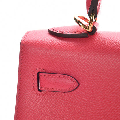 Hermes Epsom Kelly Sellier 25 Rose Extreme 12 of 37