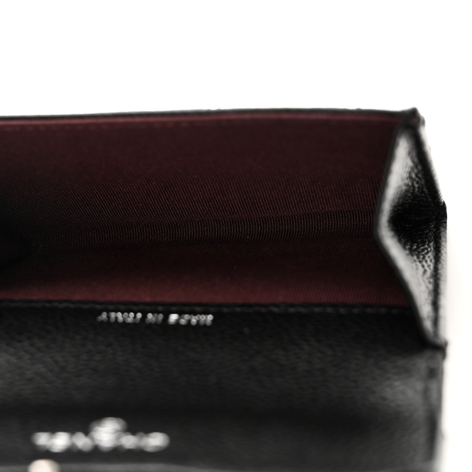 Chanel Caviar Quilted Flap Card Holder Wallet Black 5 of 9