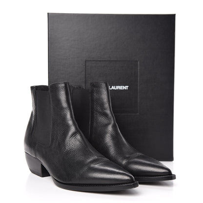 Saint Laurent Calfskin Theo 40 Ankle Boots 44.5 Black 15 of 15
