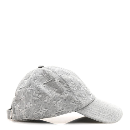 Louis Vuitton Monogram Denim Cap S Grey 5 of 8