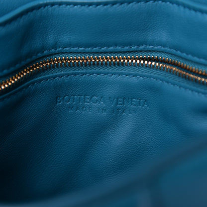 Bottega Veneta Lambskin Maxi Intreccio Padded Chain Cassette Crossbody Bag Mallard 8 of 9