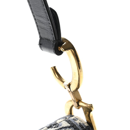 Christian Dior Oblique Saddle Bag Blue 12 of 12
