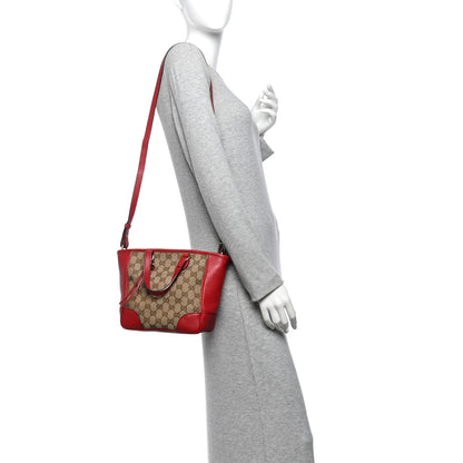Gucci Monogram Small Bree Tote Red 2 of 11