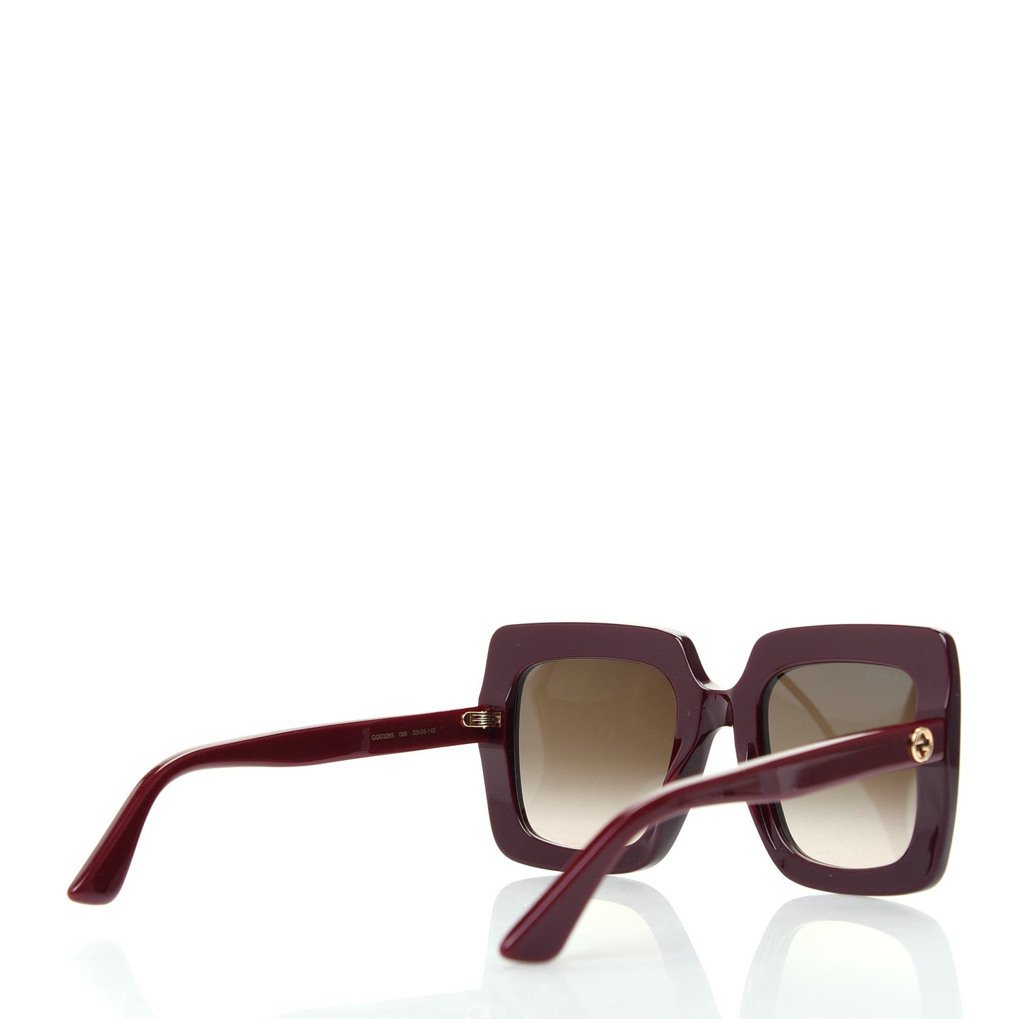 Acetate Oversize Sunglasses GG0328S Red