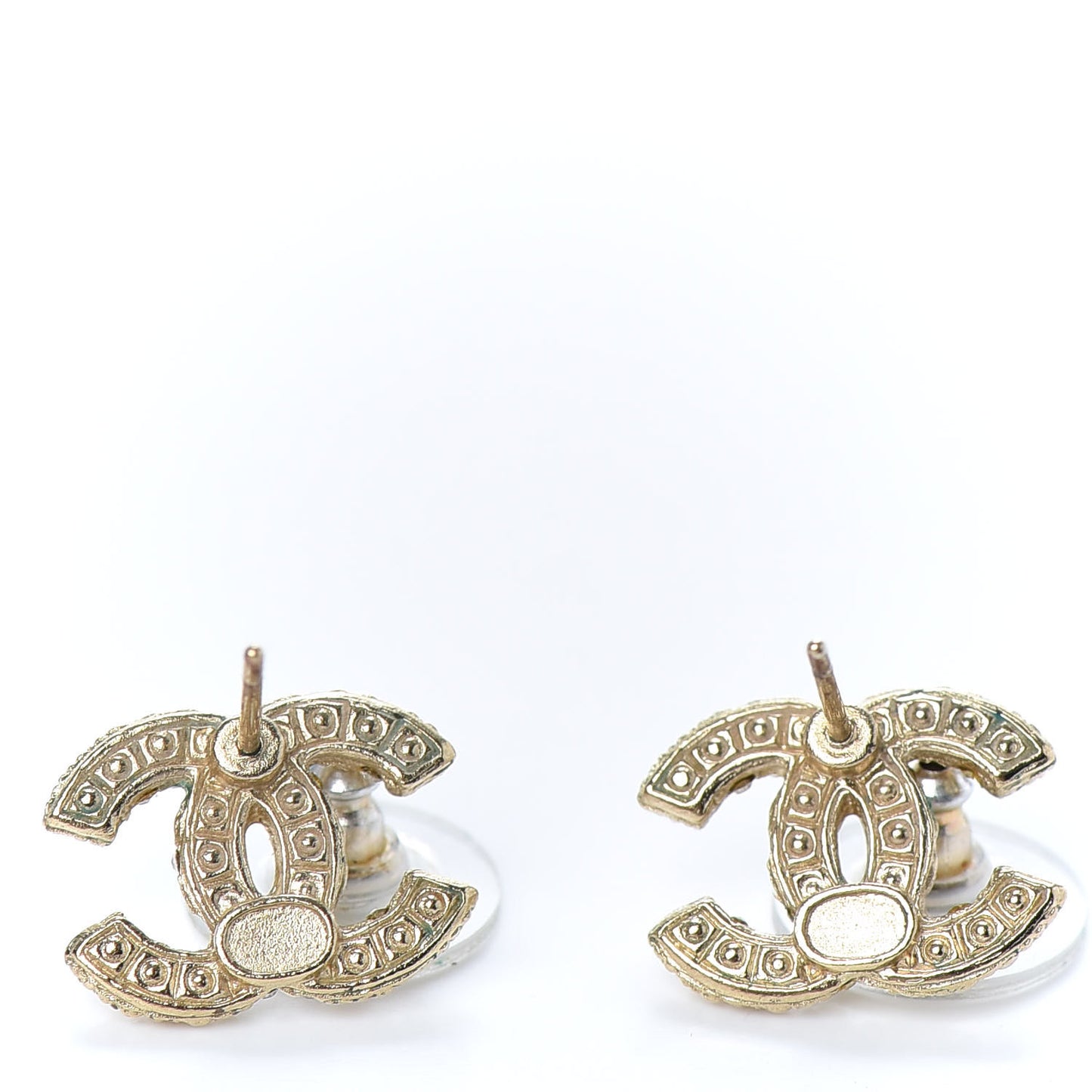 Pearl CC Earrings Gold