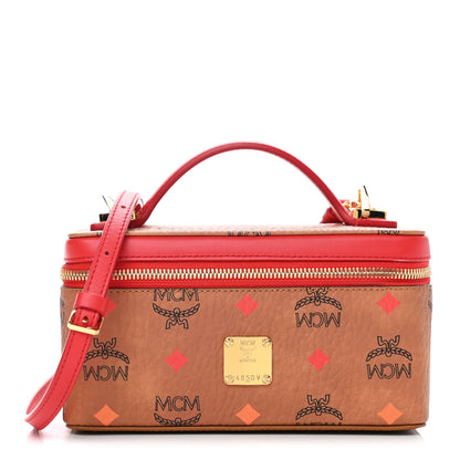MCM Visetos Rockstar Vanity Case Cognac 1 of 8
