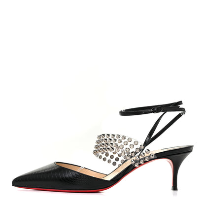 Christian Louboutin Nappa PVC Levita 55 Pumps 39.5 Black 1 of 10