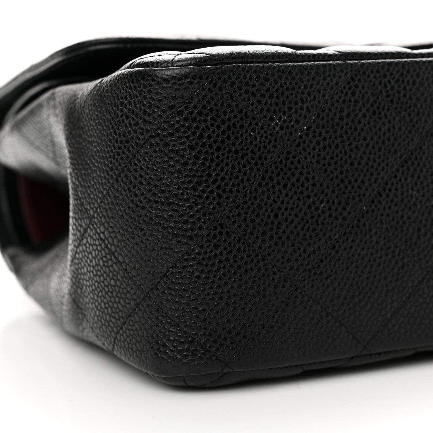 Chanel Caviar Quilted Jumbo Double Flap Black 9 of 13