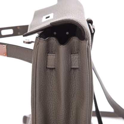 Hermes Taurillon Clemence Kelly Ado Backpack Etain 14 of 25