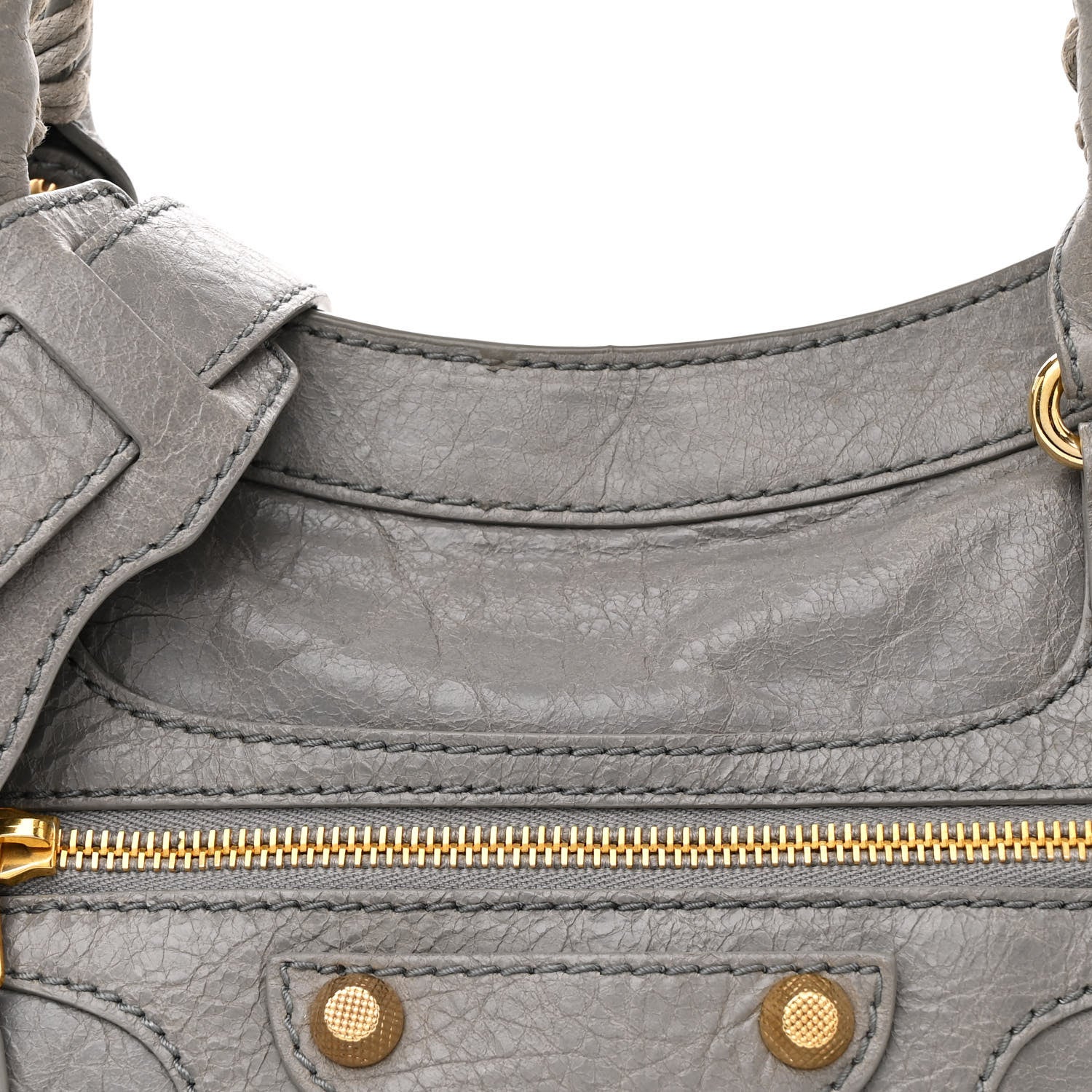 Balenciaga Agneau Giant 12 Gold Hardware City Gris Pyrite 9 of 11