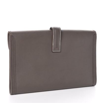 Hermes Swift Jige PM Clutch Etain 3 of 16