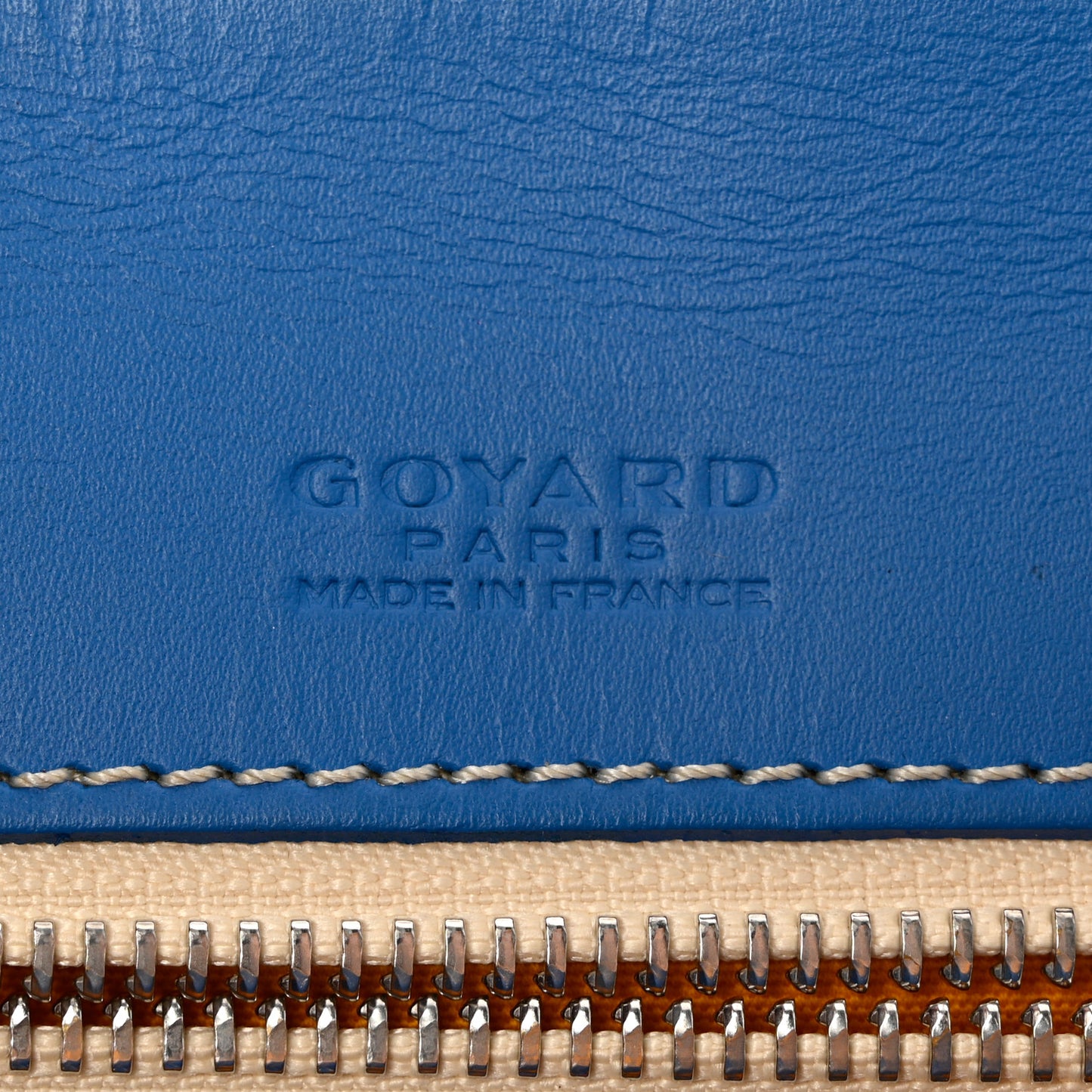 Goyardine Ambassade PM Briefcase Sky Blue