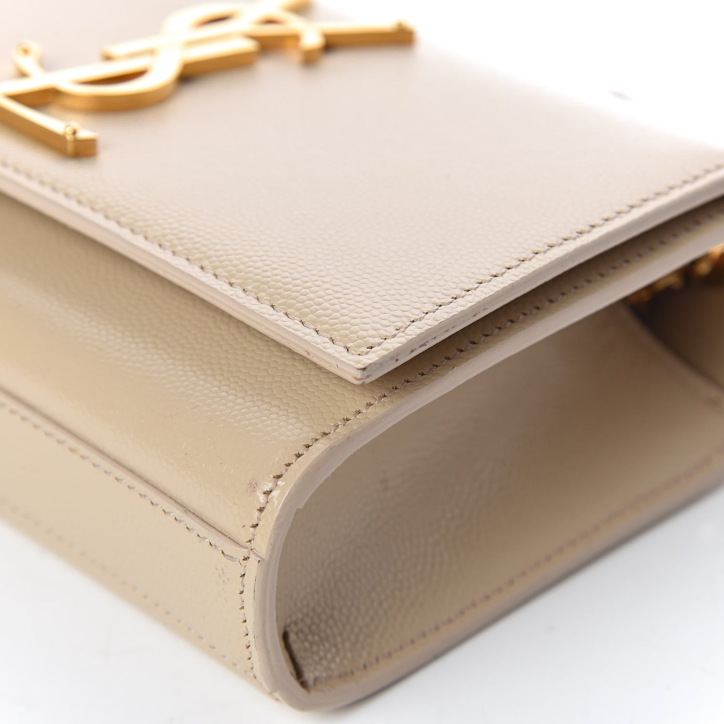 Grain De Poudre Small Monogram Kate Satchel Nude Powder