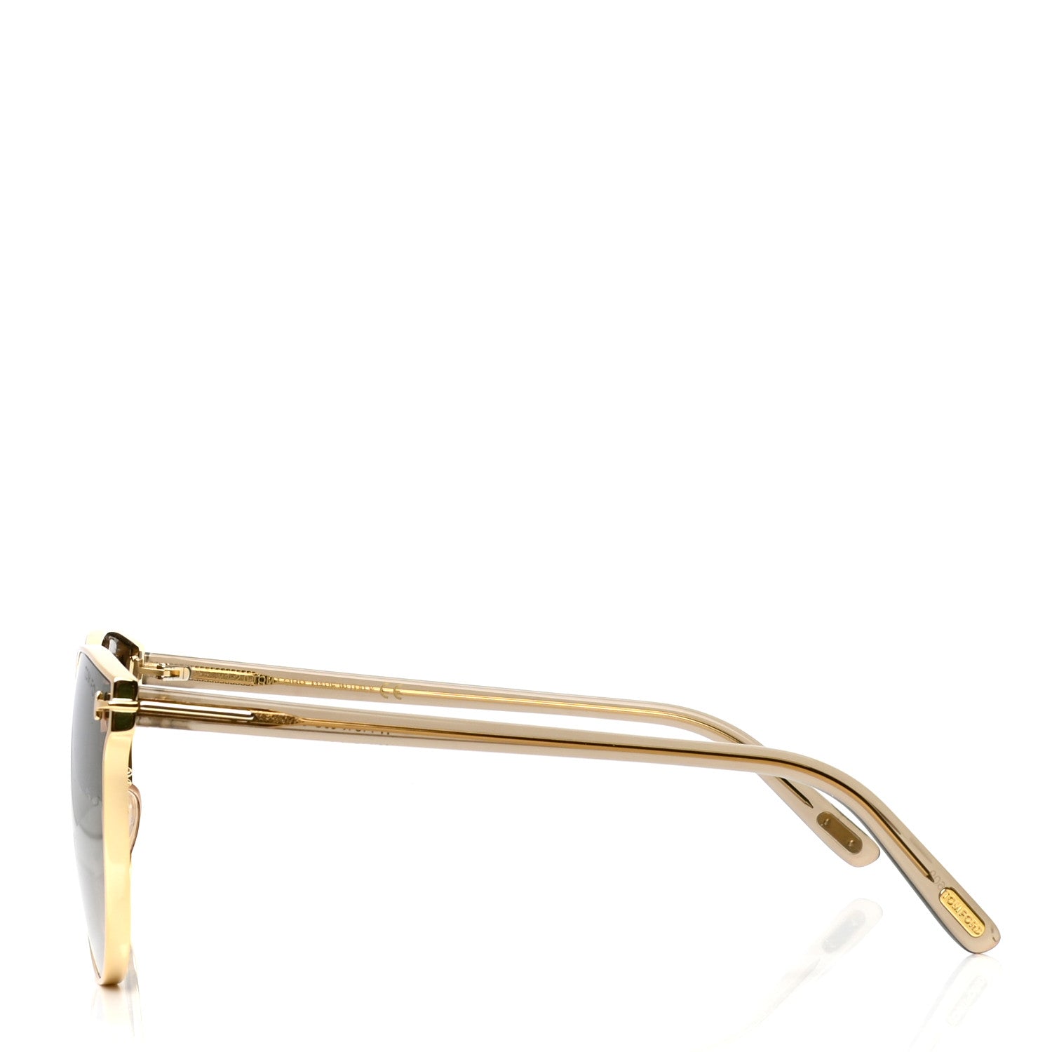 Tom Ford Cat Eye Sunglasses TF718 K Gold 3 of 4