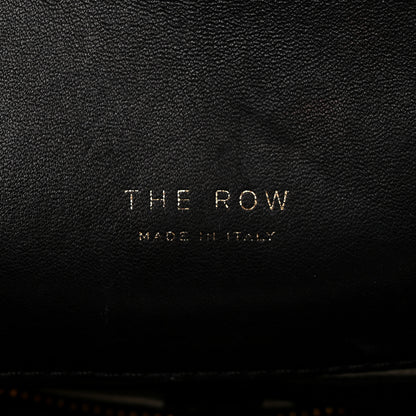 The Row Polished Saddle Calfskin Soft Margaux 12 Black 6 of 11