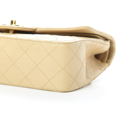 Chanel Lambskin Quilted Small Double Flap Beige 11 of 13