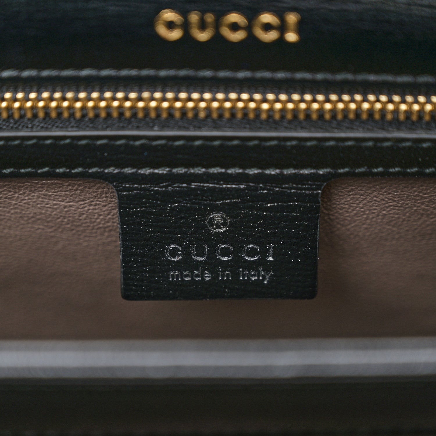 Gucci Azalea Calfskin Small Black Sylvie 1969 Top Handle Bag Black 6 of 11