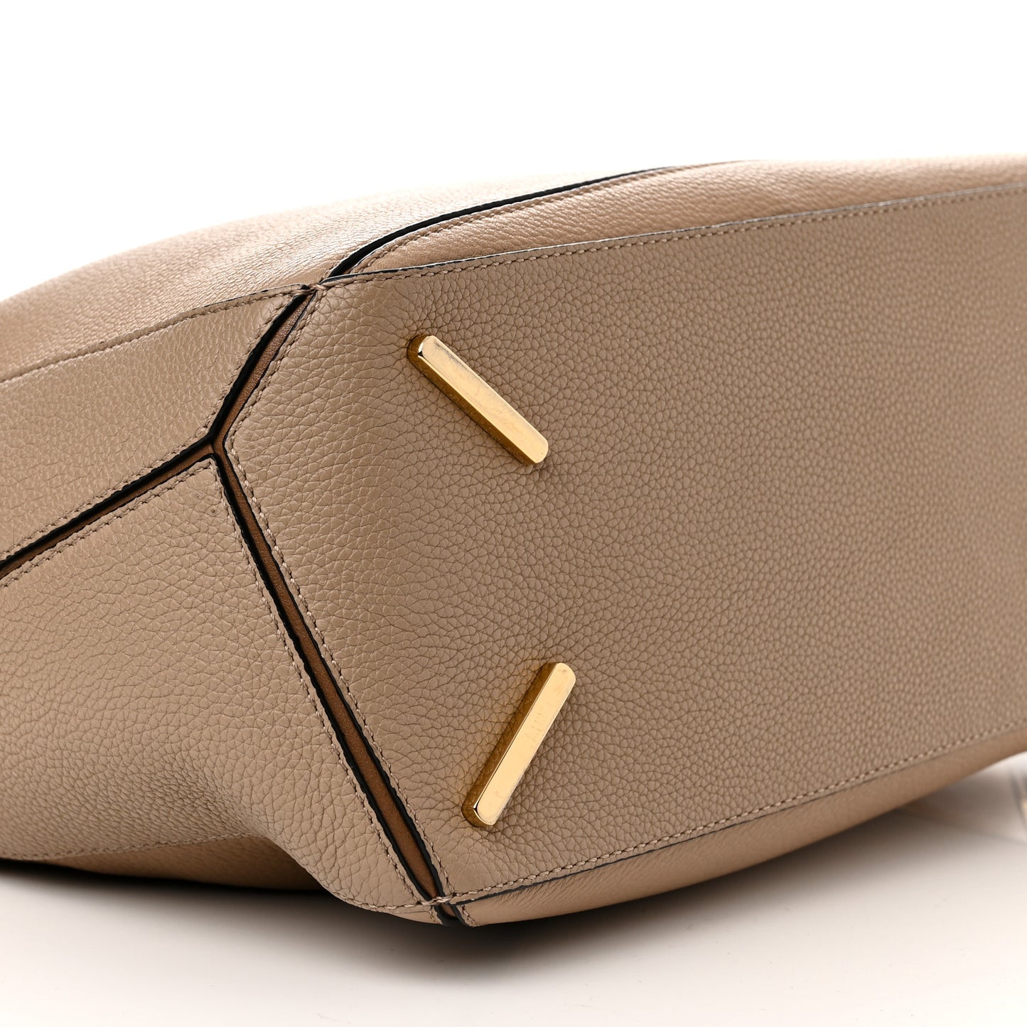 Calfskin Medium Puzzle Bag Sand Mink