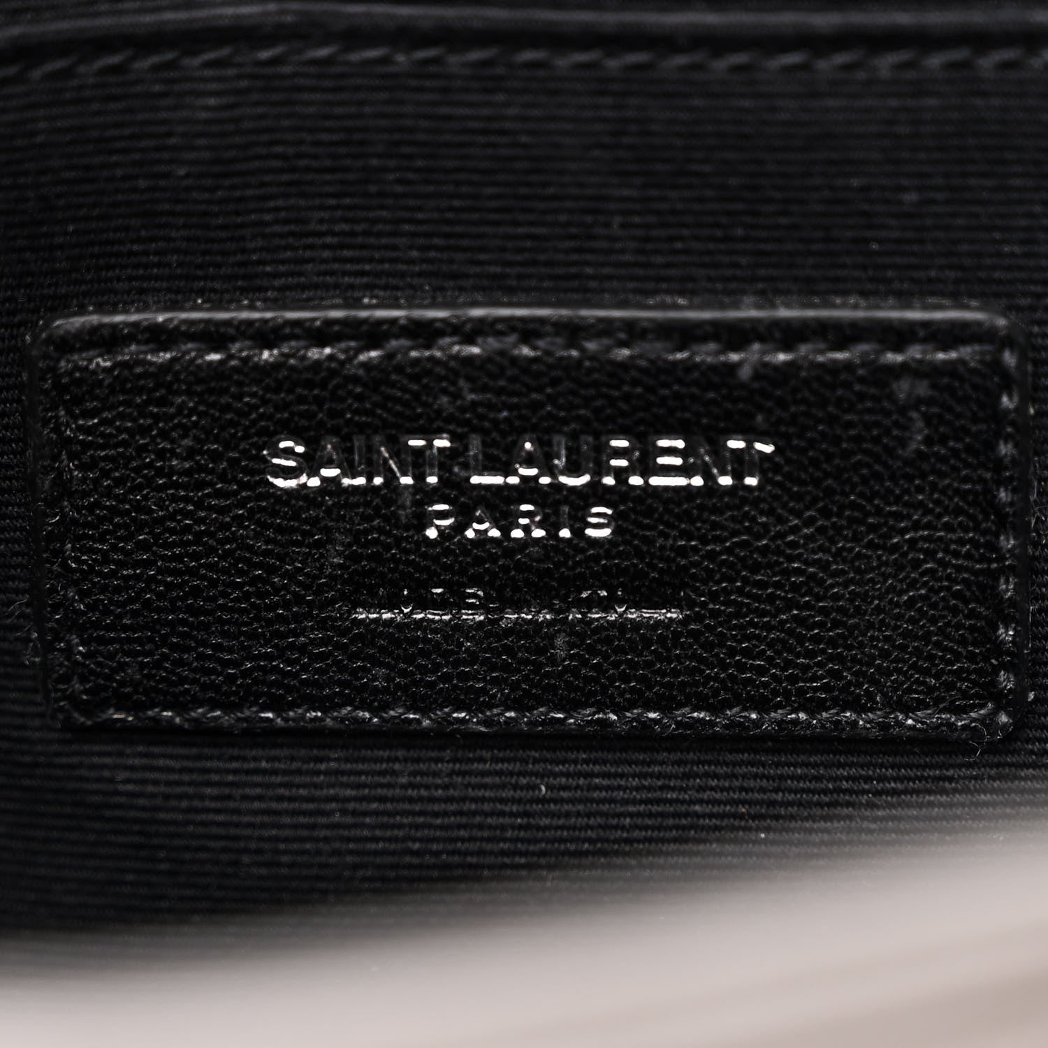 Saint Laurent Calfskin Y Quilted Monogram Loulou Crossbody Clutch Storm 6 of 12