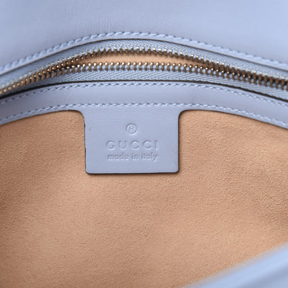 Gucci Calfskin Matelasse Small GG Marmont Shoulder Bag Porcelain Light Blue 5 of 11