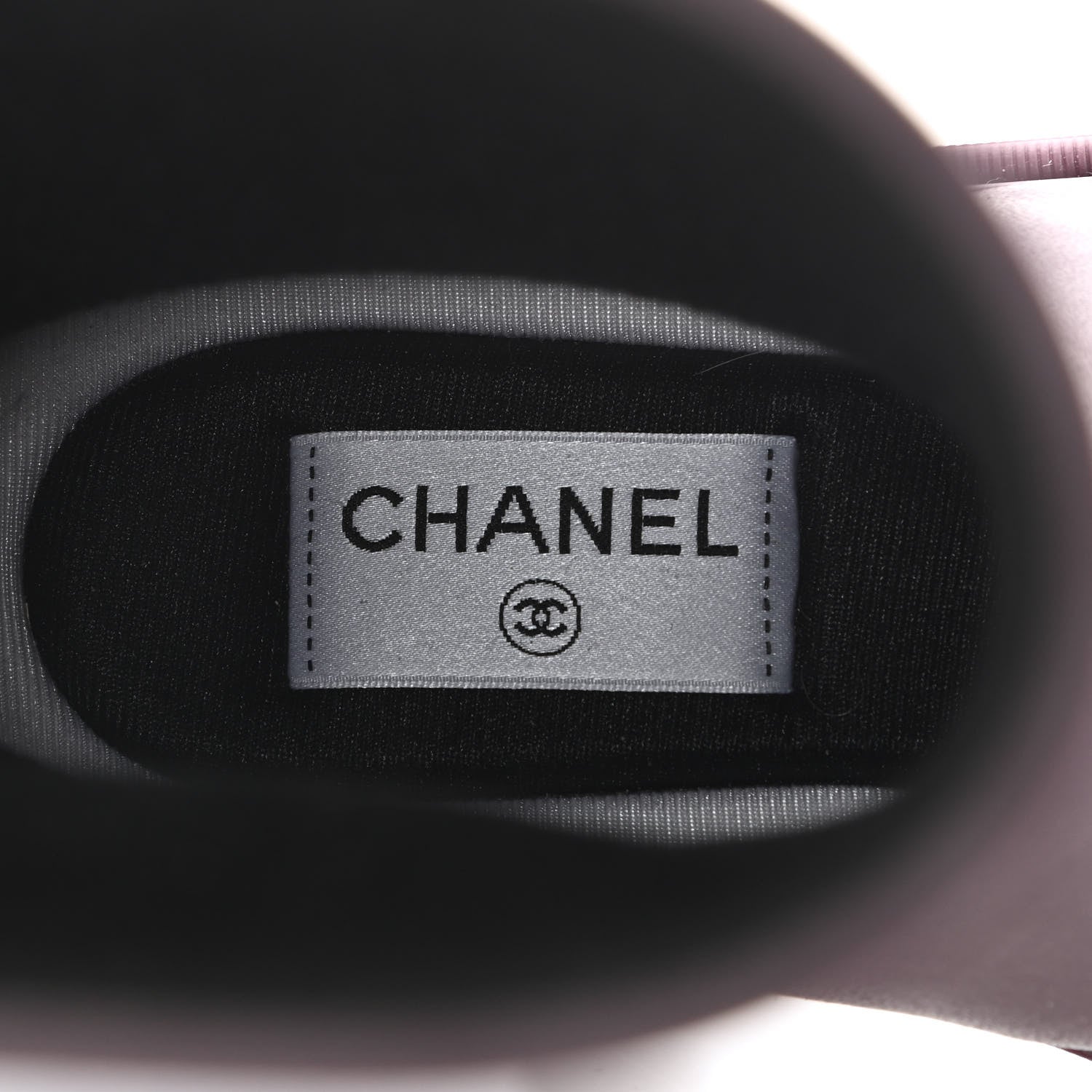 Chanel Caoutchouk CC High Boots 37 Dark Purple 7 of 8