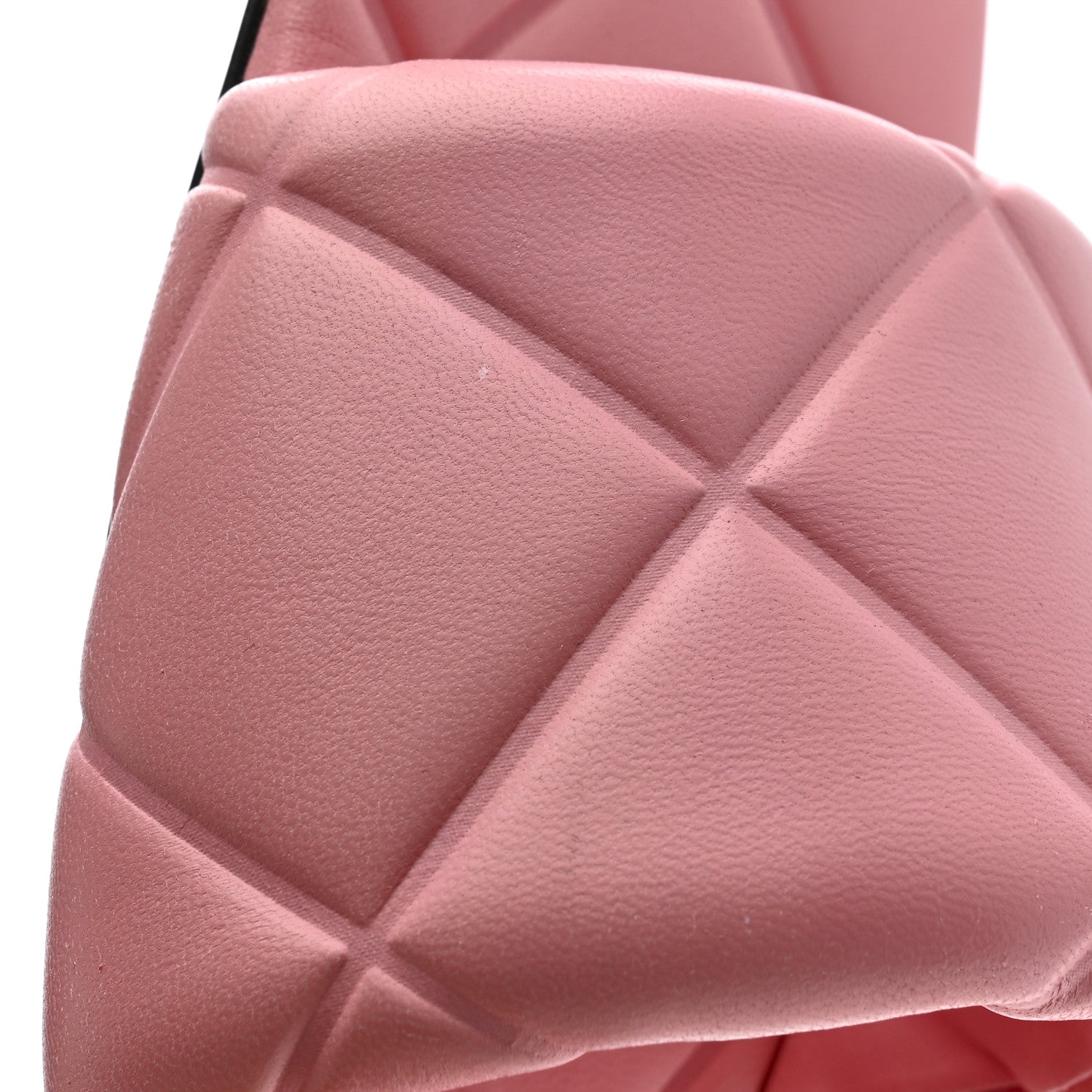 Bottega Veneta Nappa Quilted Rubber Lido Flat Sandals 38 Blossom 9 of 10