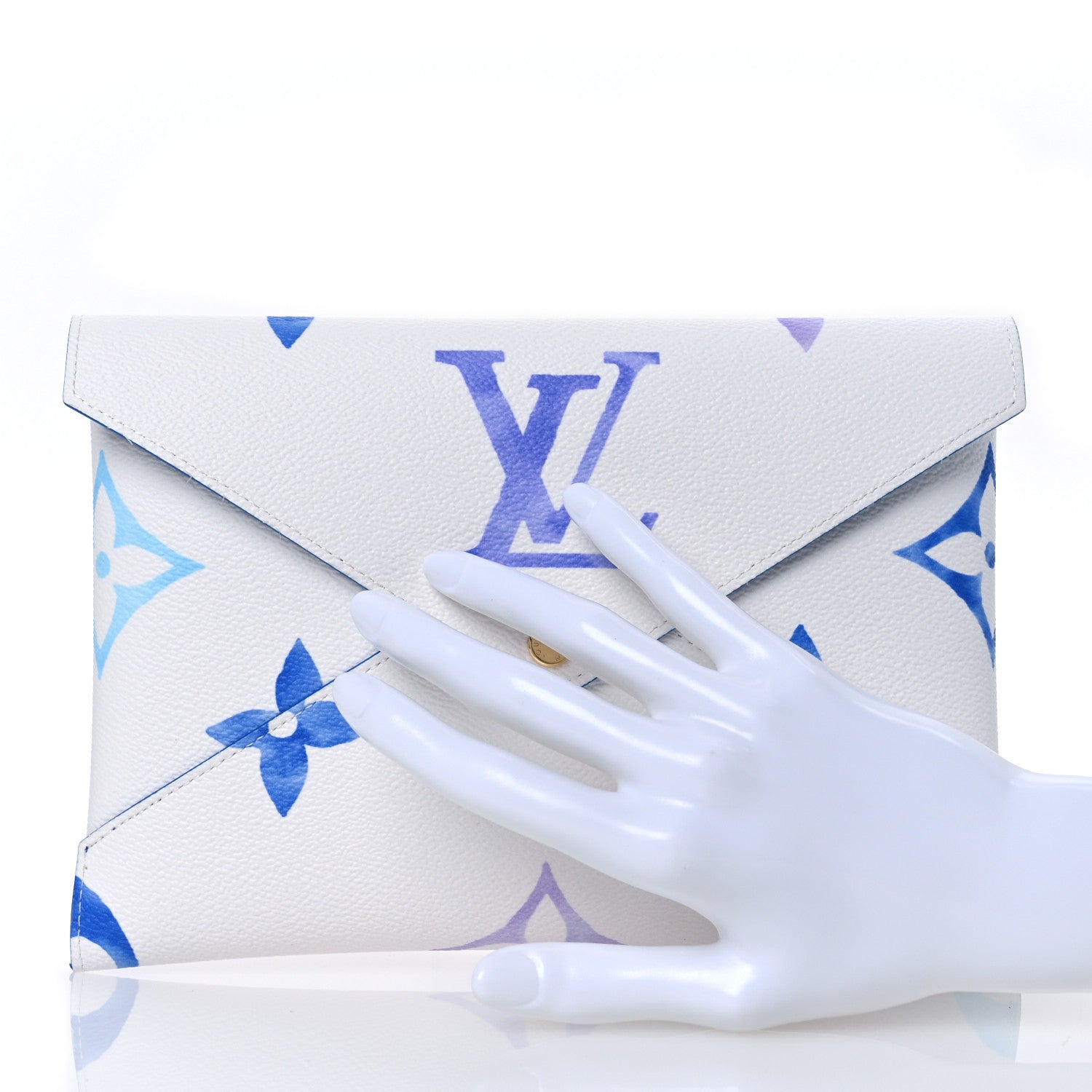 Louis Vuitton Monogram Giant By The Pool Kirigami Pochette Set Blue Rose Beige 2 of 9