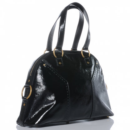 Saint Laurent Patent Large Muse Black 3 of 6