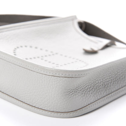Hermes Taurillon Clemence Amazone Evelyne TPM Gris Perle Etain 7 of 9