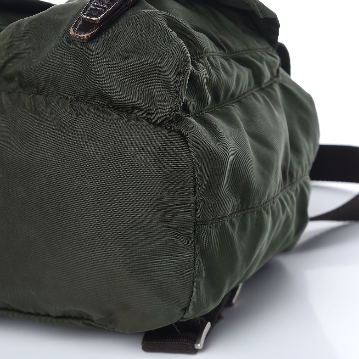 Prada Nylon Vela Medium Backpack Green 17 of 18
